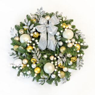 Silver and Gold Wreath