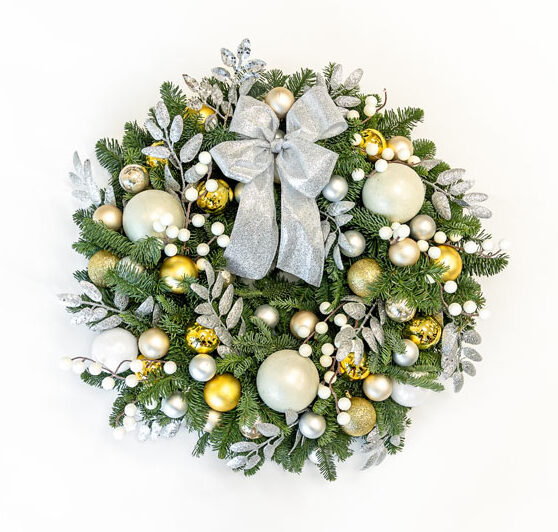 Silver and Gold Wreath