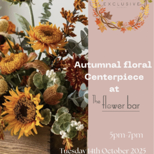 Autumnal Floral Centerpiece Workshop