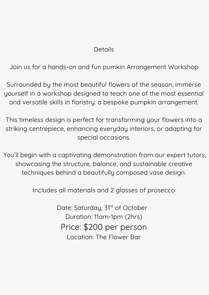 Pumkin Arrangement Workshop - Image 2